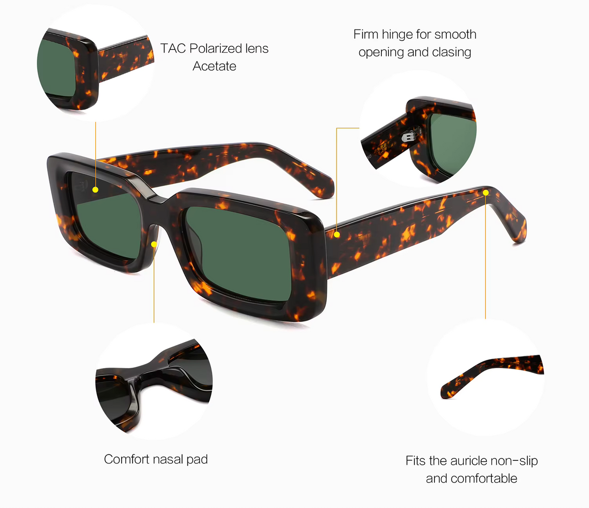 Doracini Mod Sunglasses Color Tortoise